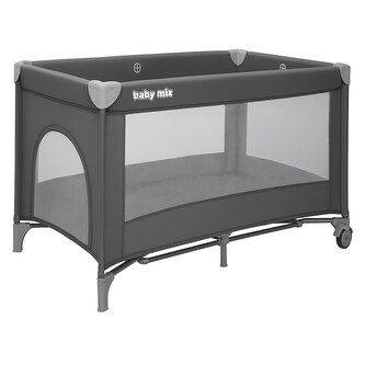 Dětská cestovní postýlka Simple Baby Mix šedá Dětská cestovní postýlka Simple Baby Mix šedá