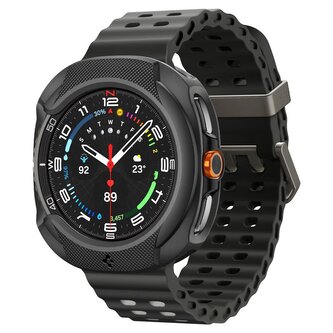 Spigen Liquid Air, matte black - Galaxy Watch 8 Classic (46mm)