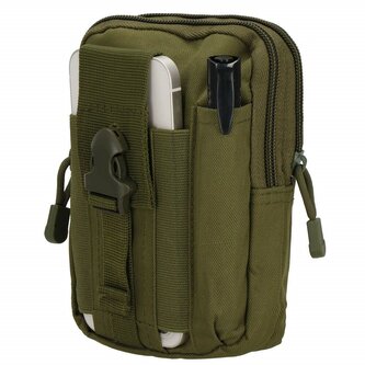 Ledvinka na opasek pánská SPRINGOS CS0099 zelená