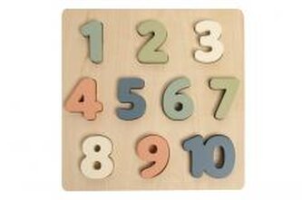 Puzzle drewniane Numery