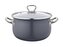 SMALTOVANÝ HRNEC BLISS 20CM 3,8L TMAVĚ ŠEDÝ