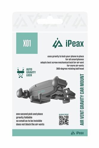 iPEAX Držák do auta X01 černý