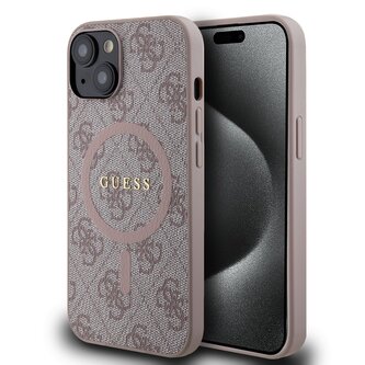 Guess 4G Zadní Kryt pro iPhone 14 Pink