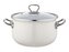 SMALTOVANÝ HRNEC BLISS 22CM 4,8L KRÉMOVÝ