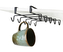 MODERN KITCHEN Wieszak podszafkowy na kubki 28,5x15,5xh6cm