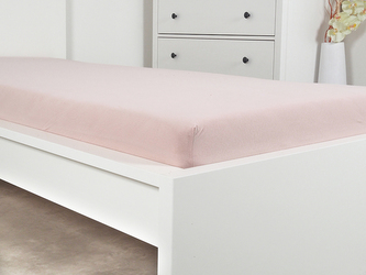 B.E.S. - Petrovice, s.r.o. Prostěradlo Jersey bavlna IDEAL - Starorůžová Rozměr: 90 x 200