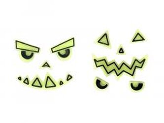 Naklejki żelowe na Dynię 2szt