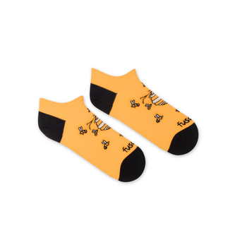 Dětské kotníkové ponožky Včelí úl Žluté L (31-34)