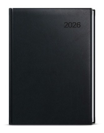 Týdenní diář 2026 Oskar Vivella A5 černá