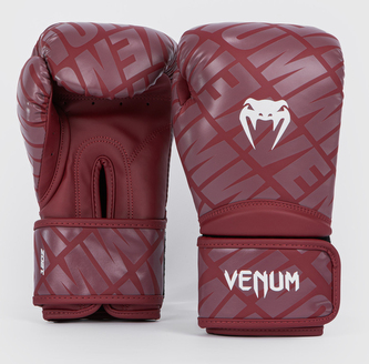 Boxerské rukavice Venum CONTENDER 1.5 XT vínová-bílá Velikost: 10oz