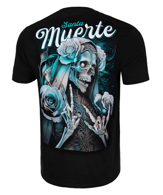 Tričko Pitbull West Coast Santa Muerte 24 černá Barva: černá, Velikost: M