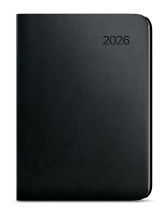 Týdenní diář 2026 Zoro Vivella A5 černá