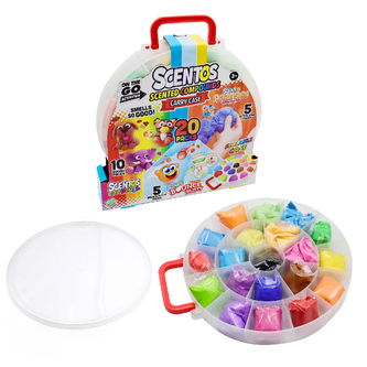 SCENTOS ST 40797 Pachnące masy plastyczne - walizeczka 20szt