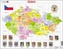 Puzzle Česká republika kraje 70 dílků