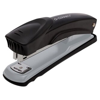 Sešívačka Q-Connect, 20 listů, kovová, černá