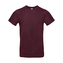 Triko pánské B&C E190 T-Shirt - vínové, XXL
