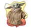 Fóliový balonek Star Wars Grogu – tvar Baby Yoda, 104 x 87,5 cm