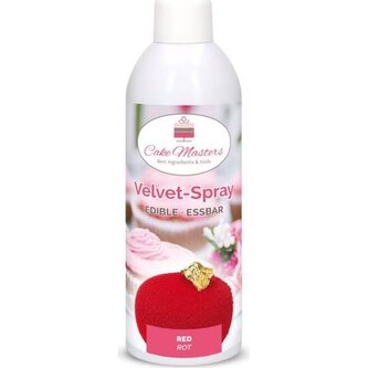 Velvet sprej červený, 400g - Cake Masters
