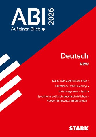 STARK Deutsch - Abi - Auf einen Blick! 2026 NRW