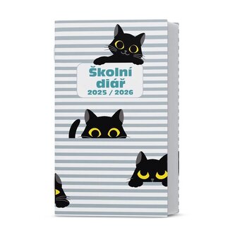 Školní diář Kamil, týdenní, kočky