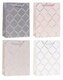 Torebka ozdobna 18x24x8cm hot-stamp mix ROZETTE