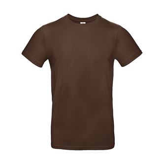 Triko pánské B&C E190 T-Shirt - tmavě hnědé, XXL