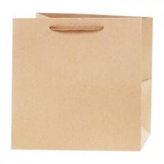 Torebka Lux kraft 40x40x40cm szerokie dno ROZETTE
