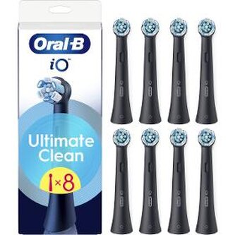 Příslušenství osobní hygieny ORAL B iO Ultimate Clean Black 8 ks