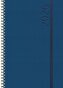 Buchkalender Wochentimer Spirale dunkelblau 2026