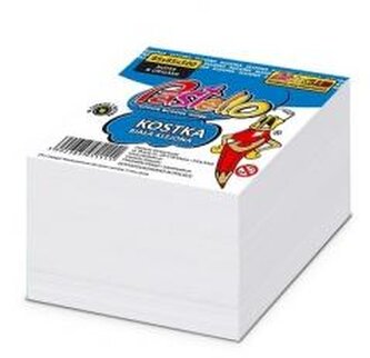 Kostka klejona ECO 85x85x50mm biała