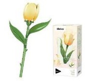 Klocki kwiatki. Tulipan