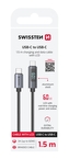 SWISSTEN LCD KABEL USB-C  / USB-C 1,5 M