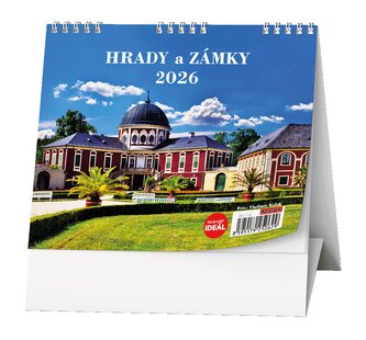 Stolní kalendář 2026 - IDEÁL - Hrady a zámky