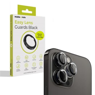 Mobile Origin Easy Lens guards, black - iPhone 13 Pro / 13 Pro Max