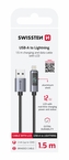 SWISSTEN LCD KABEL USB-A  / LIGHTNING 1,5 M