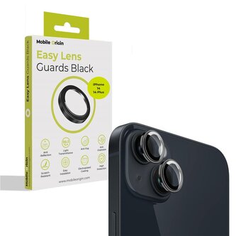 Mobile Origin Easy Lens guards, black - iPhone 14 / 14 Plus