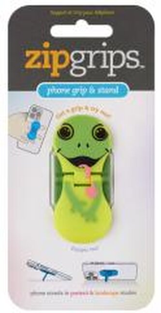 ZipGrip uchwyt na palce do telefonu Żaba