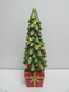 SANTA LILA Figurka choinka z LED21x21x64cm