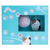 Squishmallows FIZZ Světelný řetěz - Squish parta