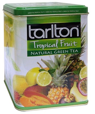 TARLTON Green Natural Tropical Fruits plech 250g TARLTON Green Natural Tropical Fruits plech 250g