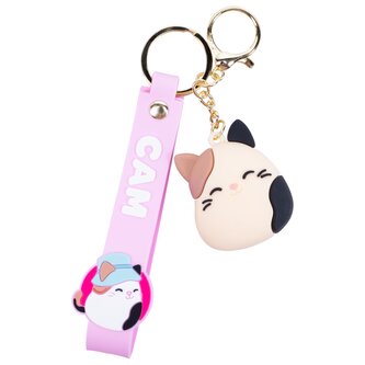 Squishmallows FIZZ Přívěsek na klíče - Kocour Cam