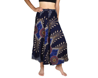 Sukně NAJWA, modrá, mandala