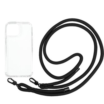 Mobile Origin Lanyard Case, clear - iPhone 15