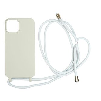 Mobile Origin Lanyard Case, light grey - iPhone 14