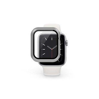 EPICO GLASS CASE APPLE WATCH 4/5/6/SE (44 mm) - stříbrná