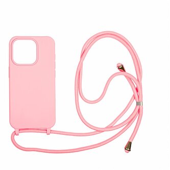 Mobile Origin Lanyard Case, pink - iPhone 15 Pro
