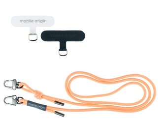 Mobile Origin Lanyard rope 6 mm, Peach Fuzz, 82 - 163cm