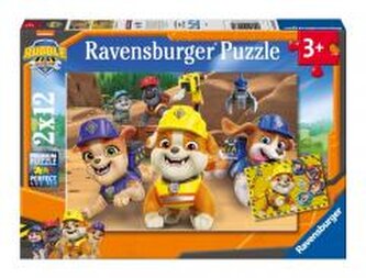 Puzzle dla dzieci 2D: Rubble i jego ekipa 2x12el Puzzle dla dzieci 2D: Rubble i jego ekipa 2x12el