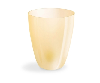 Květináč na orchideje 120 mm Aga, oranžový transparentní