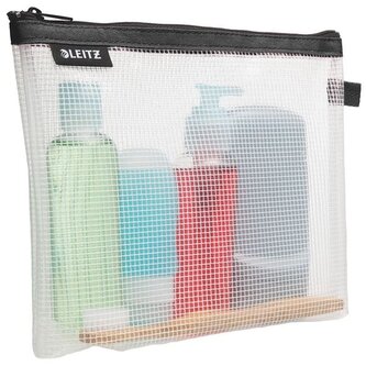 Zipová obálka Leitz WOW - na kosmetiku, černá